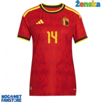 Belgija Dodi Lukebakio #14 Domaci Dres za Ženska SP 2026 Kratak Rukav